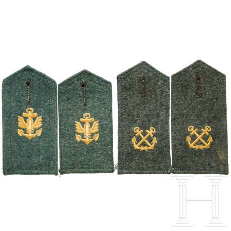 Two pairs of shoulder boards of the field grey navy clothing for EM - photo 1