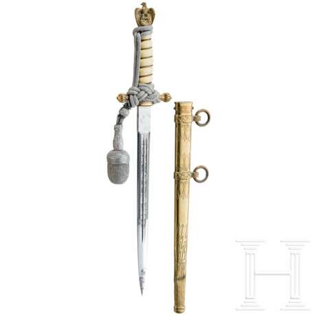 A dagger M 38 for navy officers made by Eickhorn in Solingen - Foto 1 A dagger M 38 for navy officers made by Eickhorn in Solingen - Foto 1