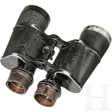 Binoculars DF 7x50 with eye pieces for gas mask, C. Zeiss, Jena, Kriegsmarine , Artillery, 1940 - photo 2
