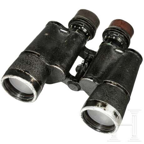Binoculars DF 7x50 with eye pieces for gas mask, C. Zeiss, Jena, Kriegsmarine , Artillery, 1940 - photo 3