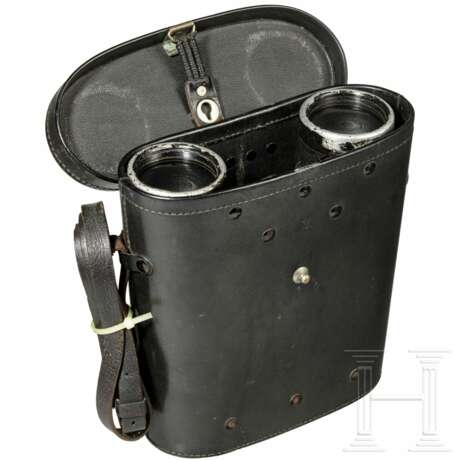 Binoculars DF 7x50 with eye pieces for gas mask, C. Zeiss, Jena, Kriegsmarine , Artillery, 1940 - photo 5