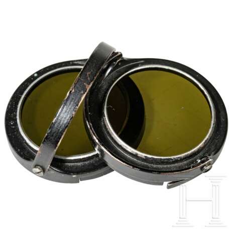 Binoculars DF 7x50 with eye pieces for gas mask, C. Zeiss, Jena, Kriegsmarine , Artillery, 1940 - photo 6