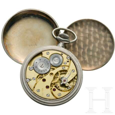 A Kriegsmarine pocket watch "B-Uhr" made by Cortébert - Foto 2