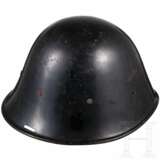 A Dutch M 34 steel helmet used by the police - фото 4