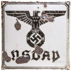 An early house panel "NSDAP"