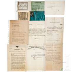 Small group of documents belonging of a Blood Order bearer