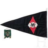 A BDM pennant "JM Rogglfing" and a Deutsche Jägerschaft table pennant - photo 2