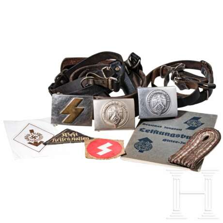 Three HJ belt buckles - photo 1 Three HJ belt buckles - photo 1