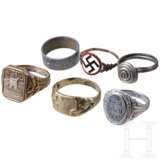 A small group of rings, "Westwall" etc. - photo 1