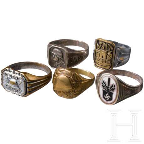 A small group of rings ("Westwall" etc.) - photo 1 A small group of rings ("Westwall" etc.) - photo 1