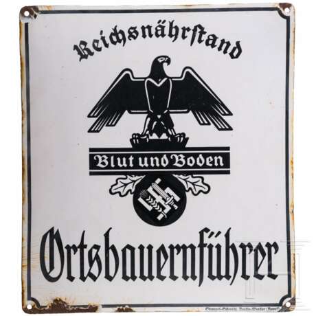 A wall plaque "Reichsnährstand - Ortsbauernführer" - фото 1