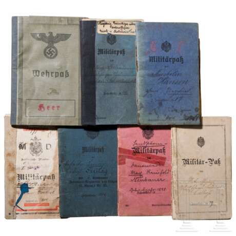 Three cigarette card albums and military passports - photo 2 Three cigarette card albums and military passports - photo 2