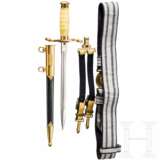 A dagger of honour and a parade sash for officers of the NVA Volksmarine - фото 2