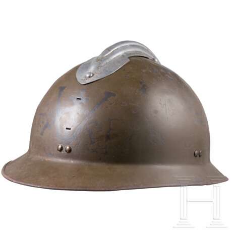 A steel helmet M 26 “Adrian” used by the Resistance - photo 1