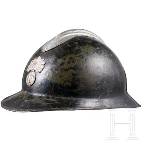An Adrian helmet M 22 reused by the French gendarmerie - photo 1