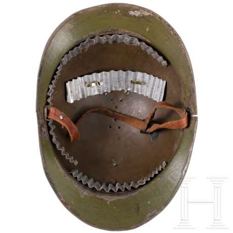 An Adrian helmet M 22 reused by the French gendarmerie - photo 4