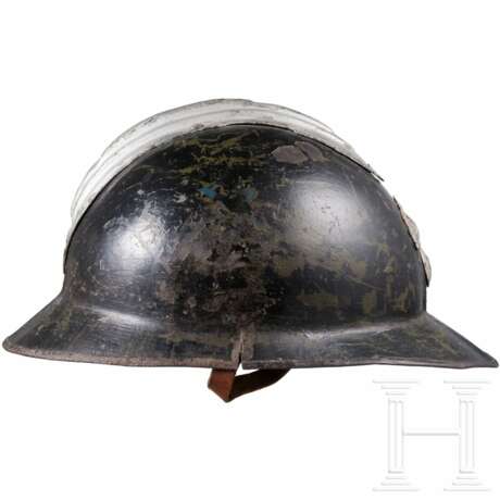An Adrian helmet M 22 reused by the French gendarmerie - photo 6