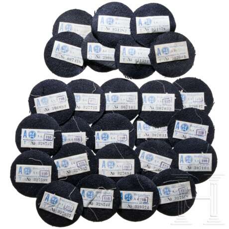 An officer's cap badge of Gruppo Corazzato S. Giusto, two party badges and a leaflet of Decima MAS - photo 2 An officer's cap badge of Gruppo Corazzato S. Giusto, two party badges and a leaflet of Decima MAS - photo 2