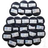 An officer's cap badge of Gruppo Corazzato S. Giusto, two party badges and a leaflet of Decima MAS - photo 2