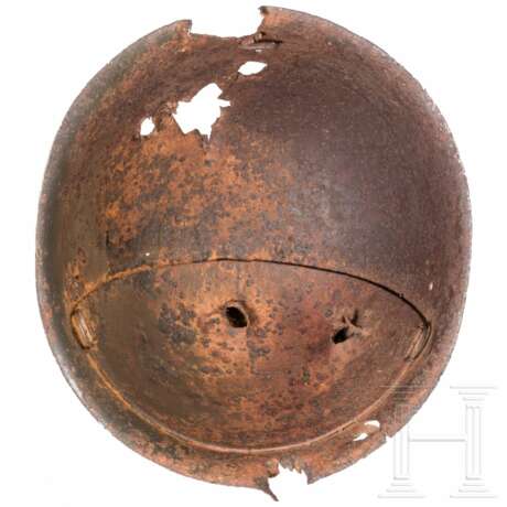 An experimental helmet with internal reinforcement used by the Imperial Japanese Army - photo 3 An experimental helmet with internal reinforcement used by the Imperial Japanese Army - photo 3