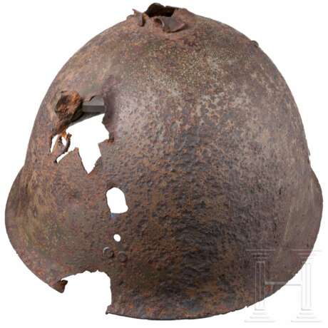 An experimental helmet with internal reinforcement used by the Imperial Japanese Army - photo 4 An experimental helmet with internal reinforcement used by the Imperial Japanese Army - photo 4