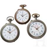 Three Cuban pocket watches "Roskopf Patent", circa 1900 - 1920 - photo 1