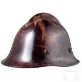 A Polish fire fighter's helmet made from spare material - photo 1