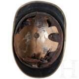 A visor cap and five helmets of the fire fighters - photo 8