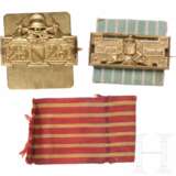 A visor cap and five helmets of the fire fighters - photo 10