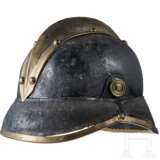 A visor cap and five helmets of the fire fighters - photo 12