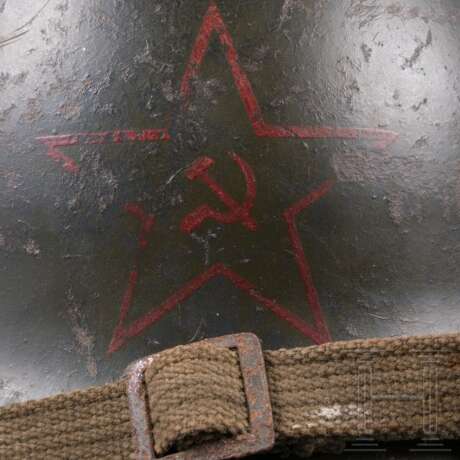 A steel helmet SSH-36 of the Red Army - фото 5