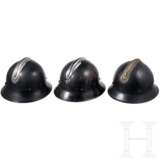 Three firefighters' helmets - photo 6