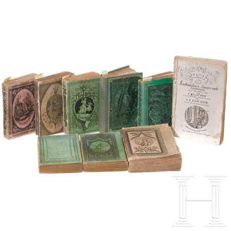 Neun illustrierte Forst- und Jagdkalender, deutsch, 18./19. Jhdt. - photo 1 Neun illustrierte Forst- und Jagdkalender, deutsch, 18./19. Jhdt. - photo 1