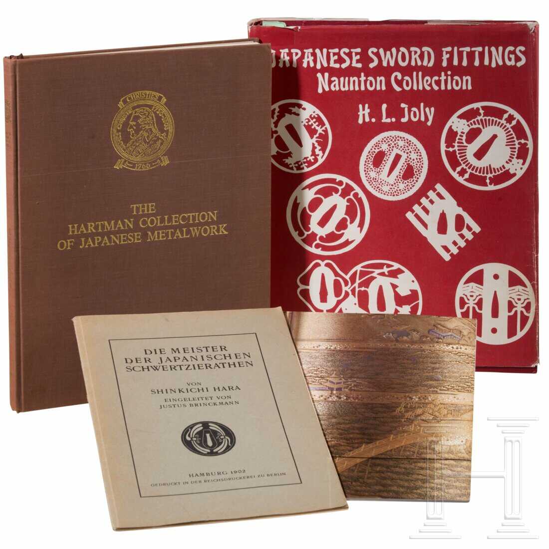 Vier Bücher zu japanischen Schwertzierrat, deutsch/englisch Vier Bücher zu japanischen Schwertzierrat, deutsch/englisch