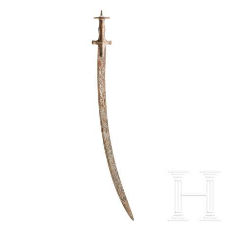 Tulwar mit geschnittener Klinge, Indien, Ende 19. Jhdt. - photo 1 Tulwar mit geschnittener Klinge, Indien, Ende 19. Jhdt. - photo 1