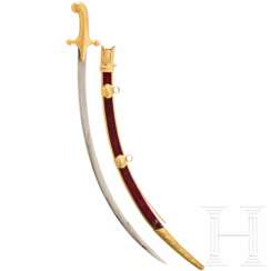 Vergoldeter Shamshir, Indien, 20. Jhdt.