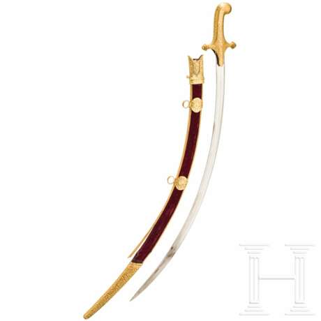 Vergoldeter Shamshir, Indien, 20. Jhdt. - photo 2 Vergoldeter Shamshir, Indien, 20. Jhdt. - photo 2