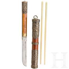 Essbesteck, sinotibetisch, um 1900