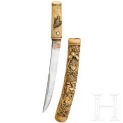 Tanto mit Hirschhorn-Montierung, Meiji-Periode