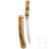 Tanto mit Hirschhorn-Montierung, Meiji-Periode - photo 2