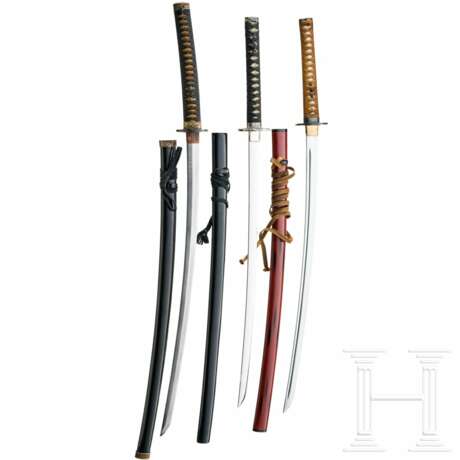 Drei Katanas, China, 2. H. 20. Jhdt. - photo 2