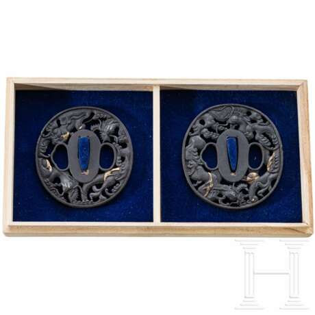 Zwei Tsubas für ein Daisho, 2. Hälfte Edo-Periode - фото 1 Zwei Tsubas für ein Daisho, 2. Hälfte Edo-Periode - фото 1