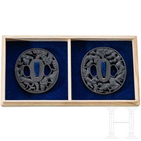 Zwei Tsubas für ein Daisho, 2. Hälfte Edo-Periode - фото 2 Zwei Tsubas für ein Daisho, 2. Hälfte Edo-Periode - фото 2