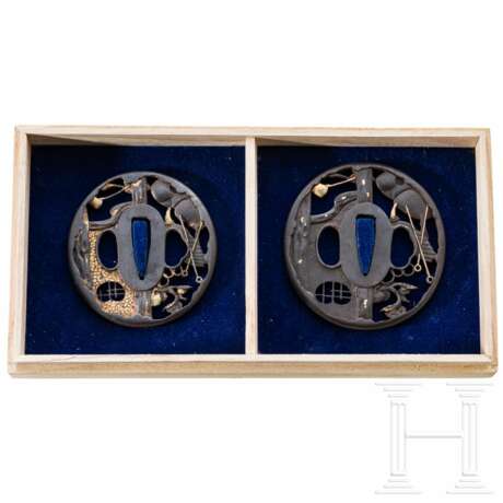 Zwei Tsubas für ein Daisho, 2. Hälfte Edo-Periode - Foto 1