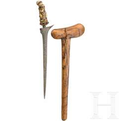 Bali-Kris mit Klinge aus dem 17. Jhdt., Indonesien, um 1900