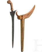 Die Indonesische Archipel. Kris mit Wrangka iras, Zentraljava, Indonesien, 1. Hälfte 20. Jhdt.