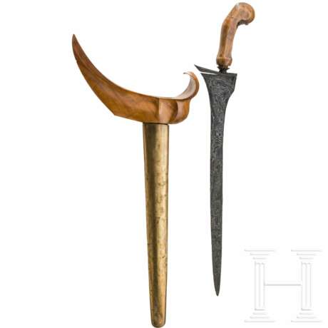 Kris mit Wrangka iras, Zentraljava, Indonesien, 1. Hälfte 20. Jhdt. - Foto 2 Kris mit Wrangka iras, Zentraljava, Indonesien, 1. Hälfte 20. Jhdt. - Foto 2