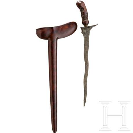 Java-Kris mit alter Klinge, Yogyakarta, Indonesien, 17./18. bzw. 20. Jhdt. - photo 2 Java-Kris mit alter Klinge, Yogyakarta, Indonesien, 17./18. bzw. 20. Jhdt. - photo 2