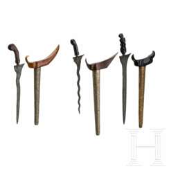 Drei Krise, wohl Java, Indonesien, 20. Jhdt.