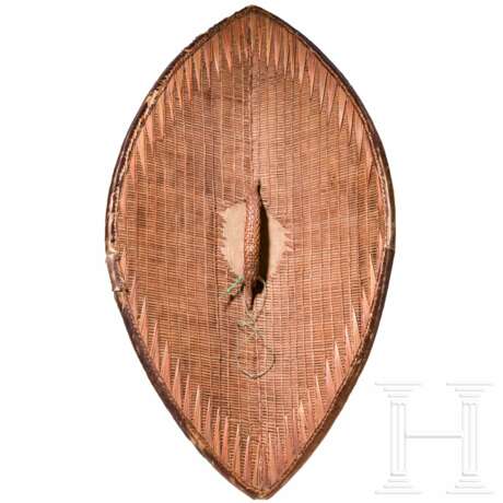 Flechtschild der Ganda oder Soga, Uganda, 1. Hälfte 20. Jhdt. - Foto 2 Flechtschild der Ganda oder Soga, Uganda, 1. Hälfte 20. Jhdt. - Foto 2